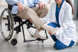 paralyzed in a car accident