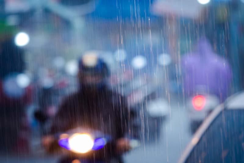 Motorcycle Accidents on Rainy Roads: How Weather Doesn't Excuse Driver Negligence